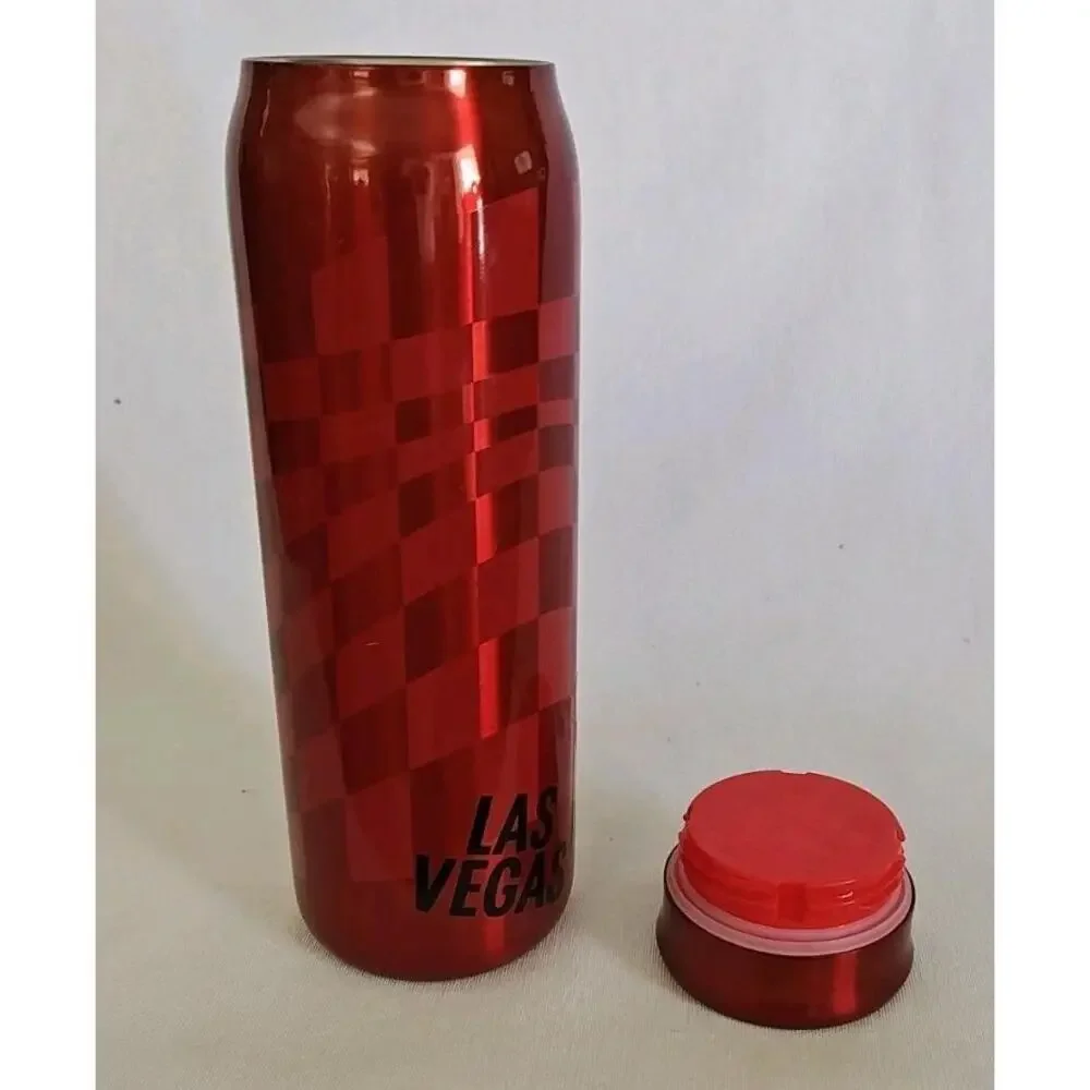 Starbucks Stainless Vacuum Insulated Water‎ Bottle Vivid Red Las Vegas Edition